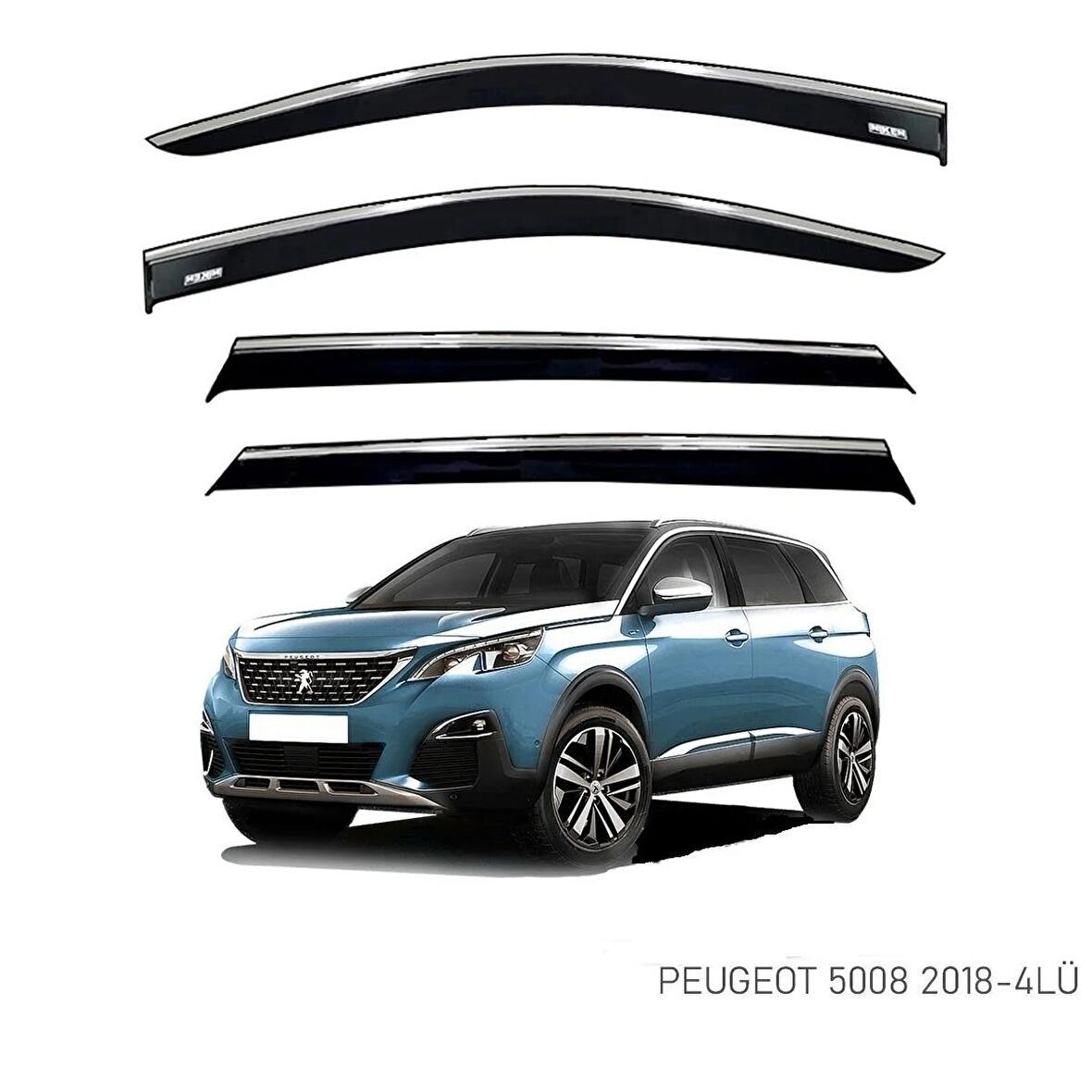 EKİCİLER PEUGEOT 5008 2017 SONRASI KROMLU CAM RÜZGARLIĞI