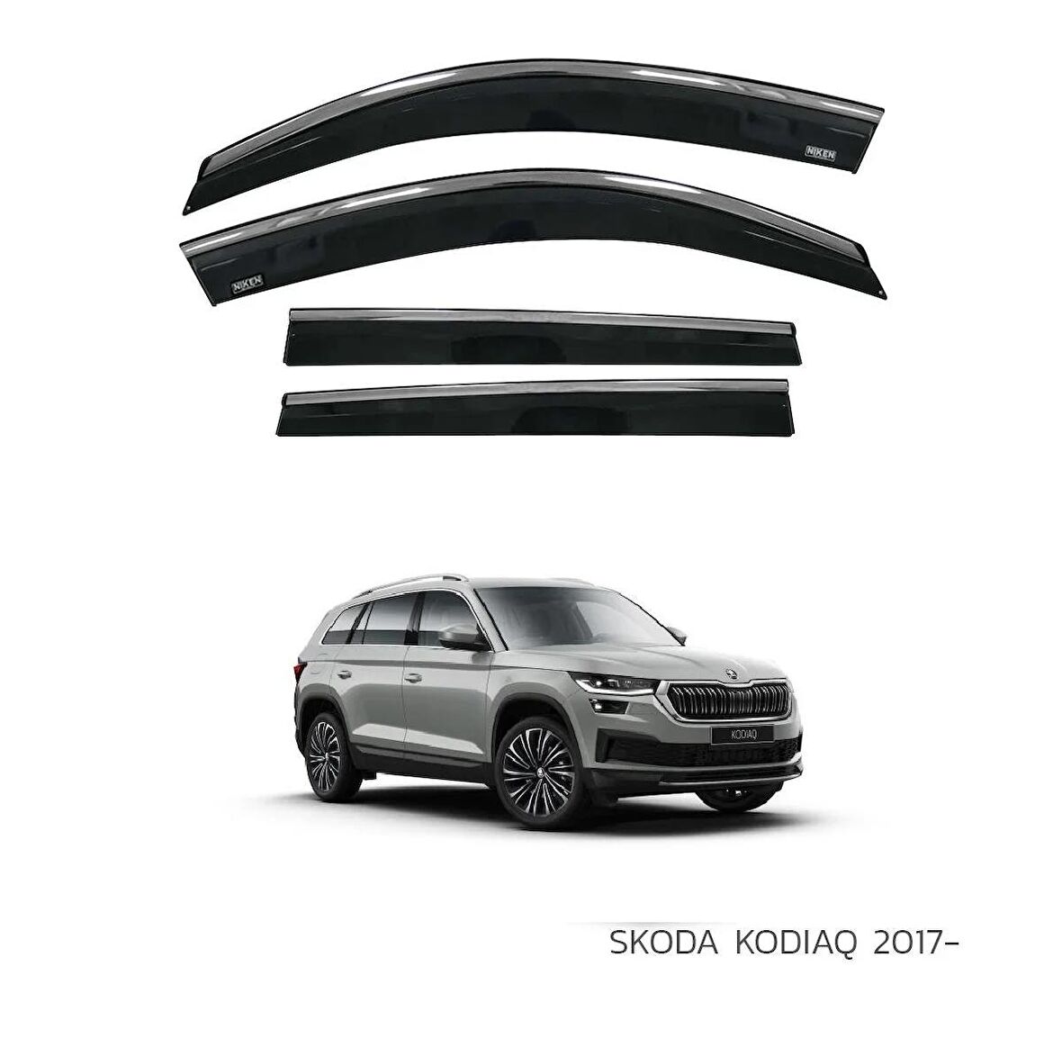 EKİCİLER SKODA KODIAQ 2017 SONRASI KROMLU CAM RÜZGARLIĞI