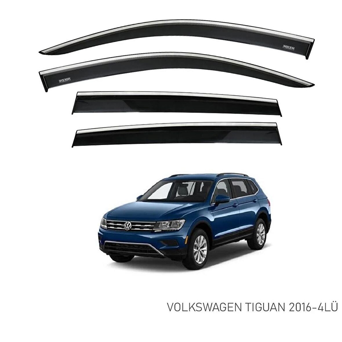 EKİCİLER VOLKSWAGEN TİGUAN 2016 SONRASI KROMLU CAM RÜZGARLIĞI
