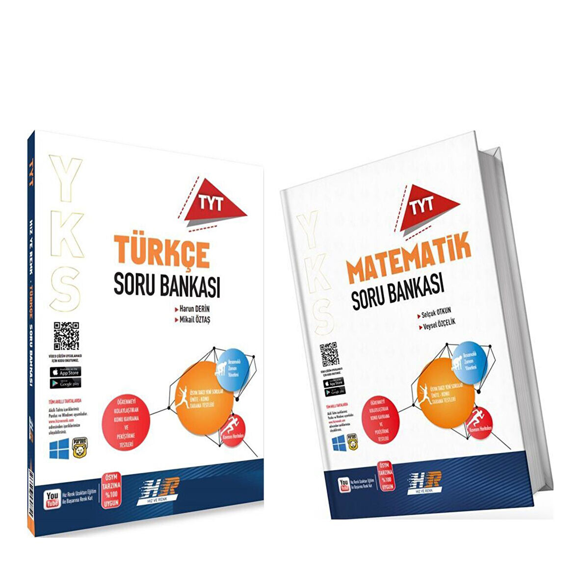 Hız ve Renk TYT Matematik ile Türkçe Soru Bankası 2 Kitap Set