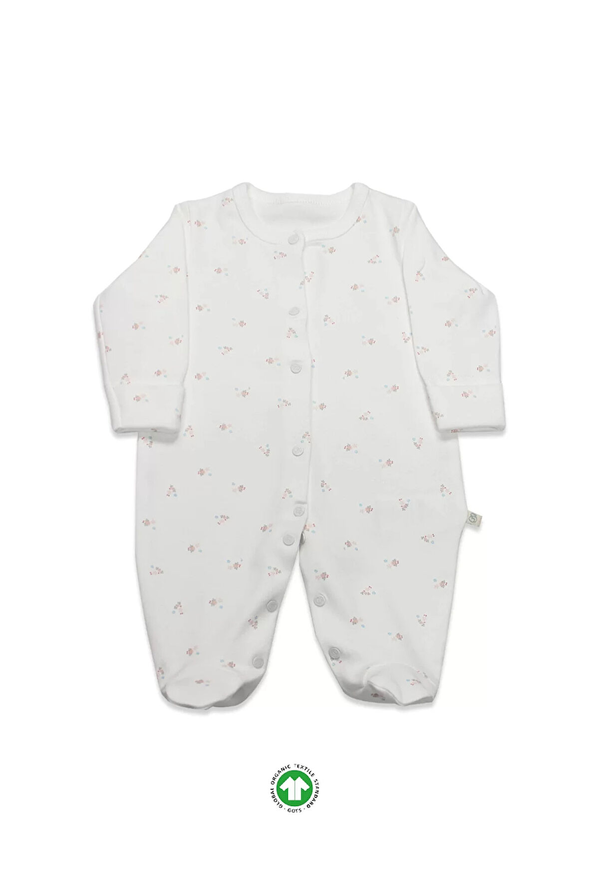 Bistyle Grow İn Love Bebe Tulum 15103 Pembe Ekru