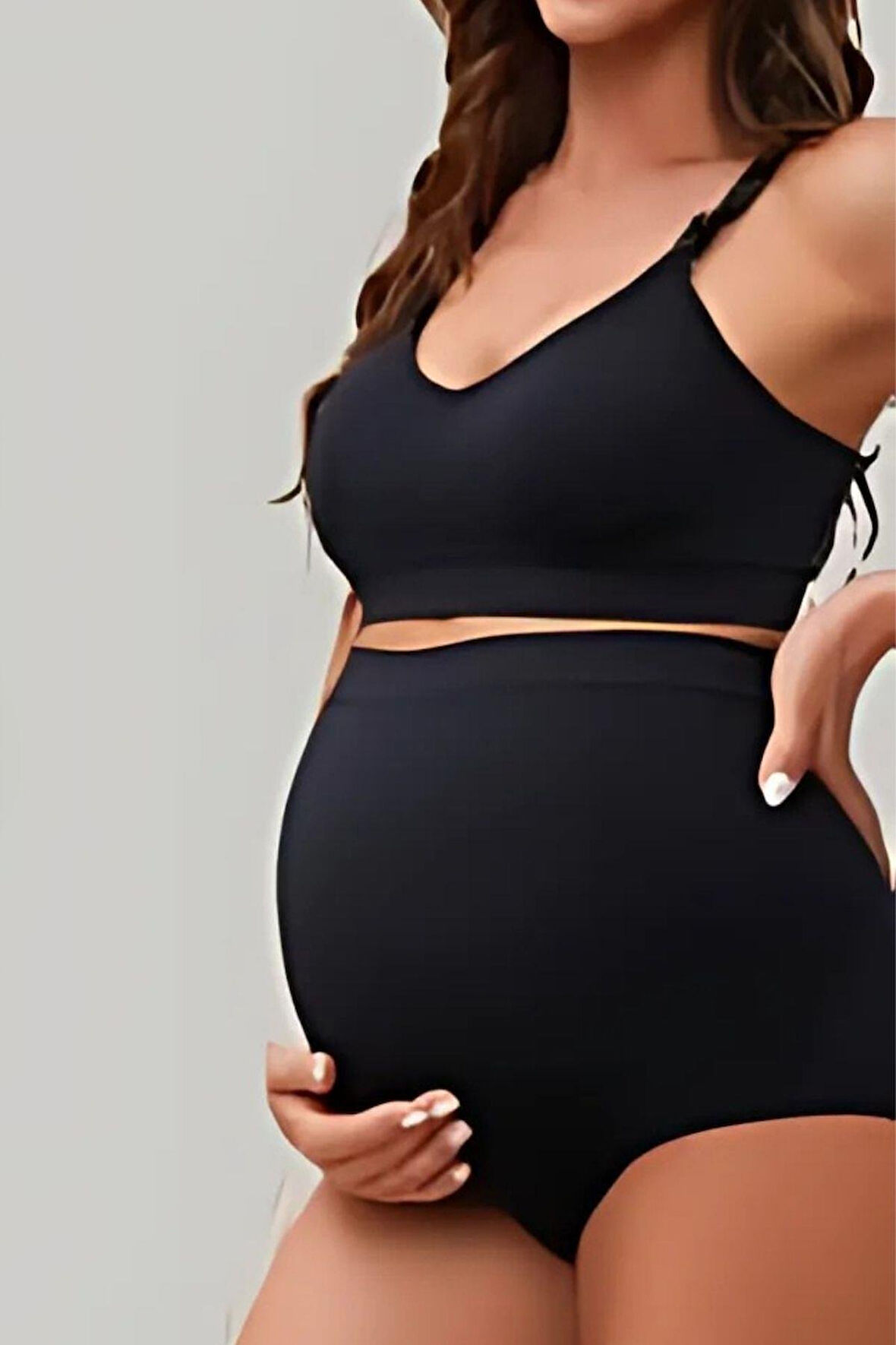Hamile Slip Dikişsiz Korse Kadın 4449