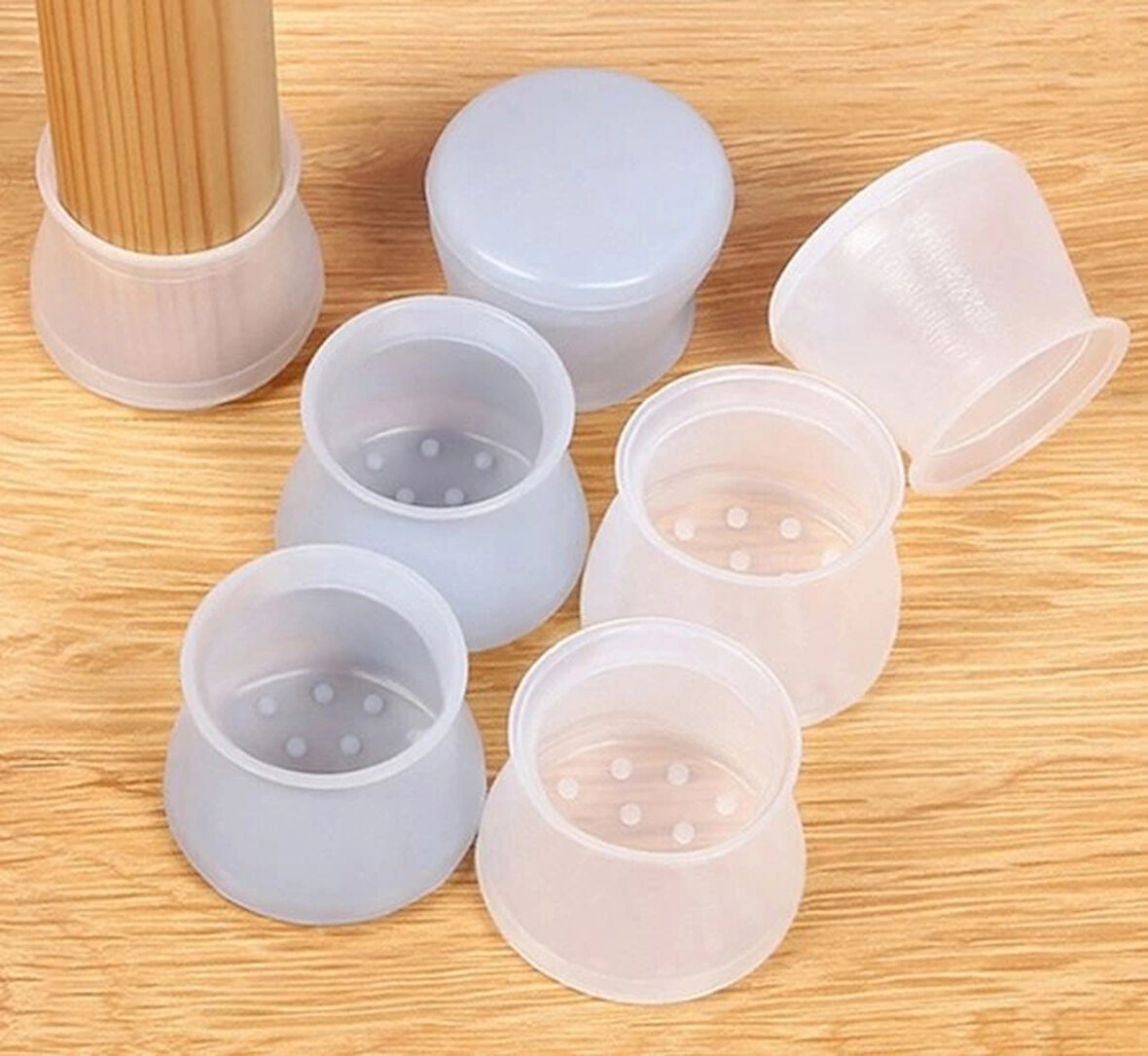 Masa Ve Sandalye Ayak Koruyucu Silikon 12 Adet