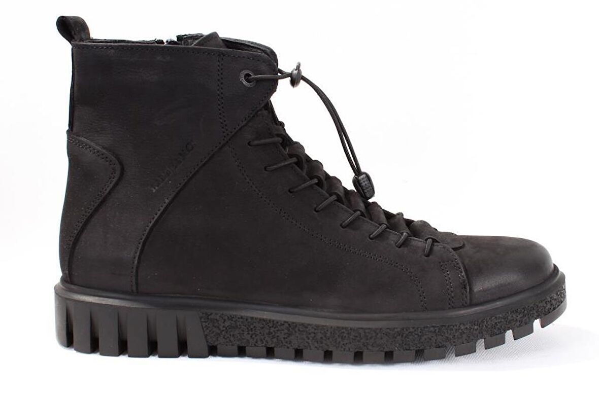 Hammer Jack 10217945 Siyah ortopedik Günlük Deri Erkek Ayakkabı