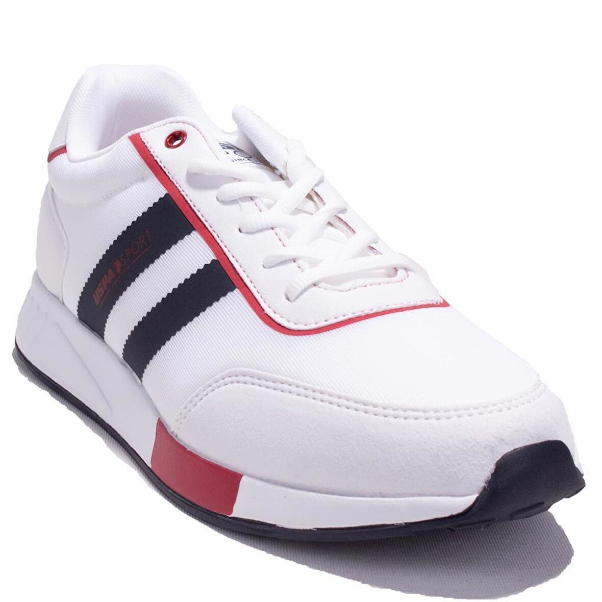 U.S Polo Assn DragoCC Beyaz Lacivert Ortopedik Günlük  Erkek Spor Ayakkabı