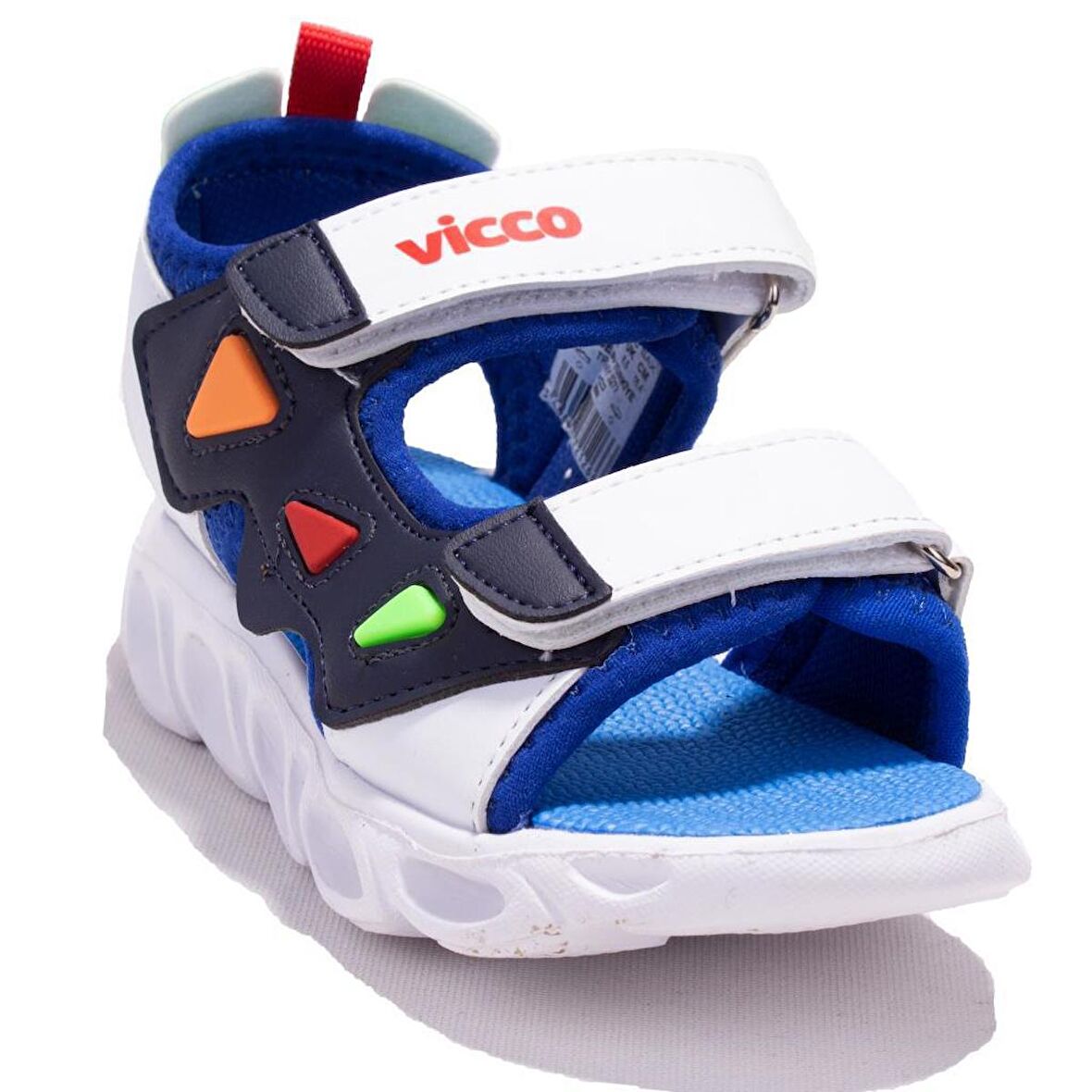 Vicco 321F24Y204CN Hilda Mavi Ortopedik Günlük Işıklı Erkek Çocuk Spor Sandalet