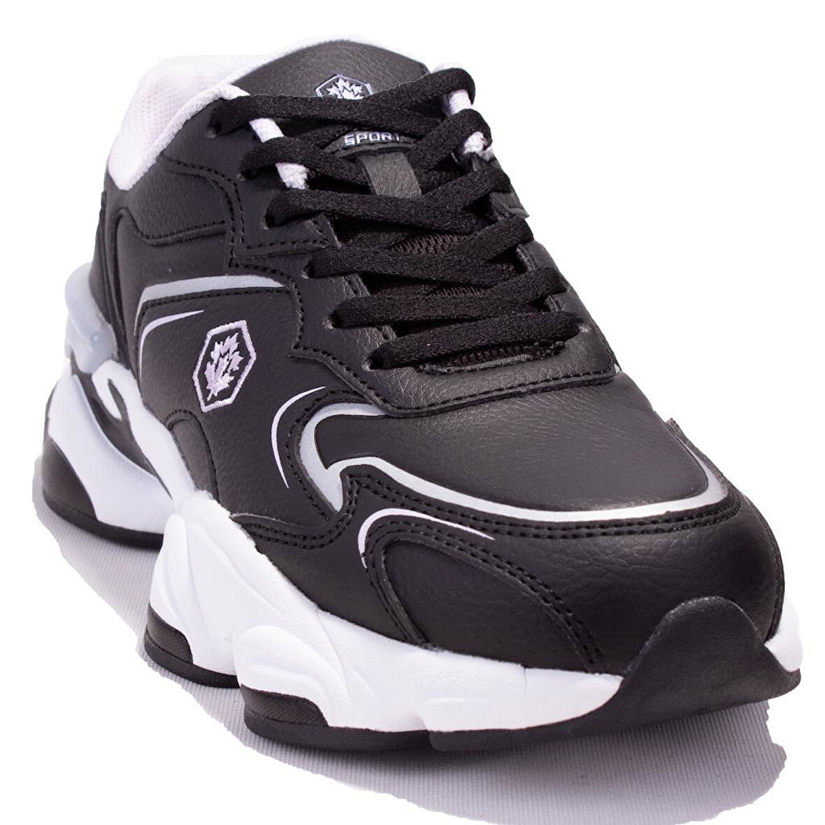 Lumberjack MadaxCN Pu Siyah Ortopedik  Günlük Kadın Spor Ayakkabı