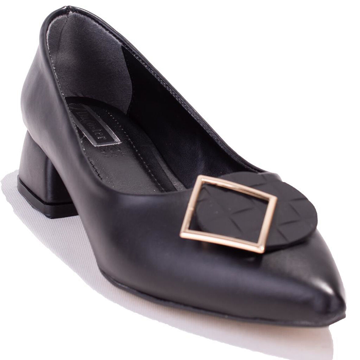 Dagoster DZA07-1006042CN Siyah  Klasik Topuklu Kadın Ayakkabı
