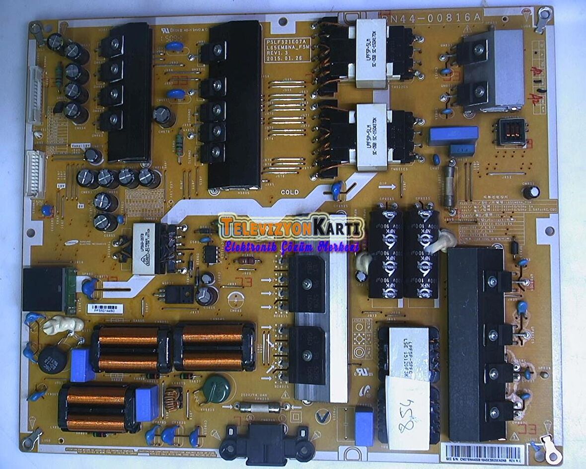 BN44-00816A , FSLF321E07A , L65EM8NA_FSM , REV1.3 , 55SJ9000 , Power Board , Besleme Kartı , PSU