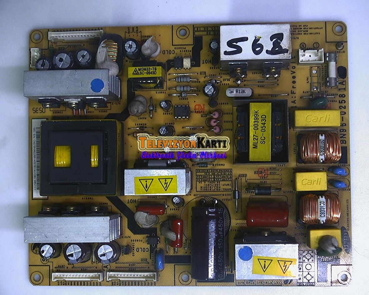 BN96-02583A , PSLF201501A , SAMSUNG LE32T51BX POWER BOARD , V320B1-L01
