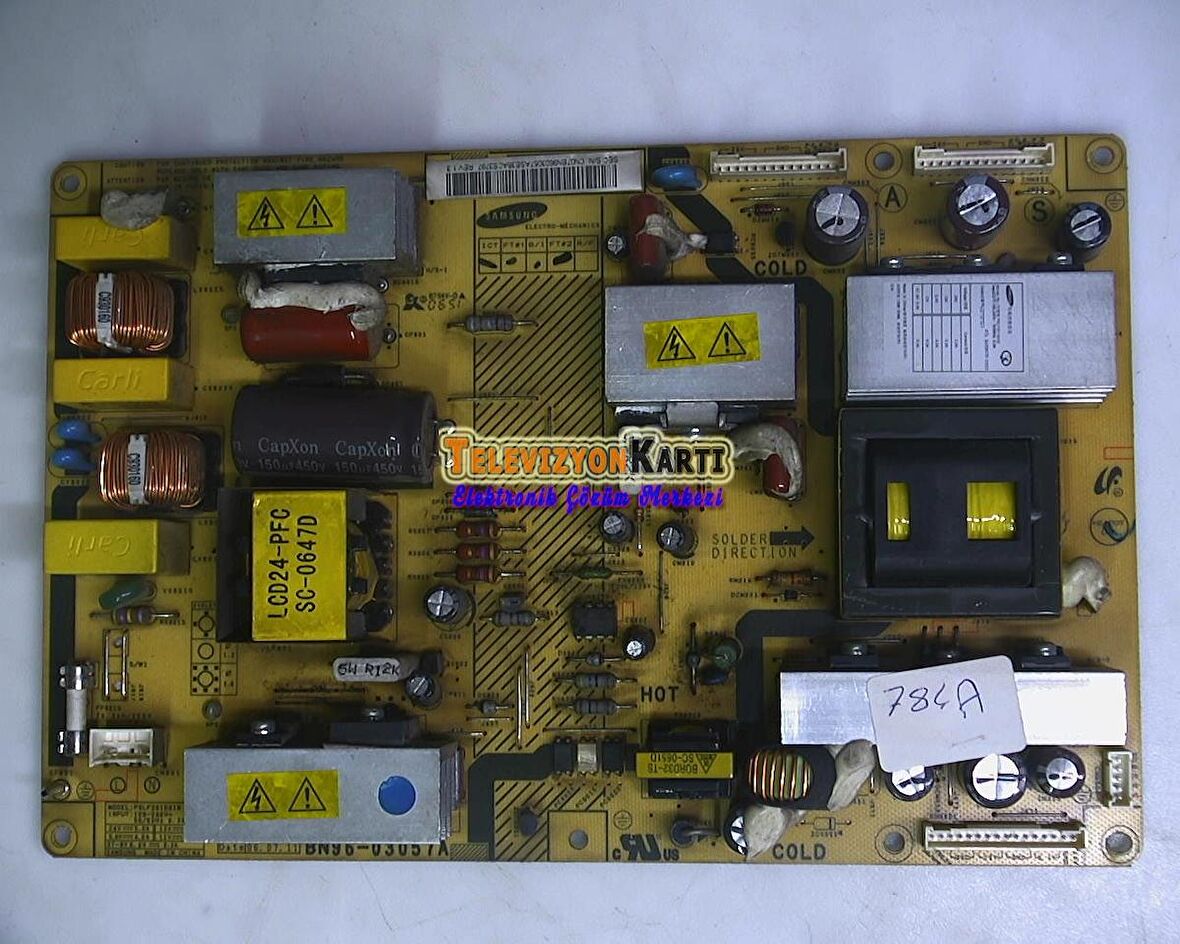 BN96-03057A, PSLF201501B, Samsung LE32R71BX, Power Board, Besleme, V320B1-L01 Rev.C4