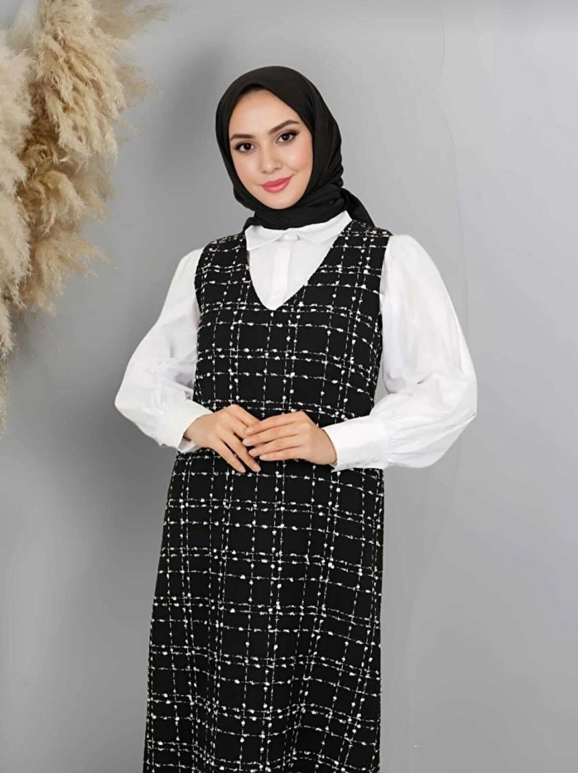 Kadın Tüvit Jile Elbise 