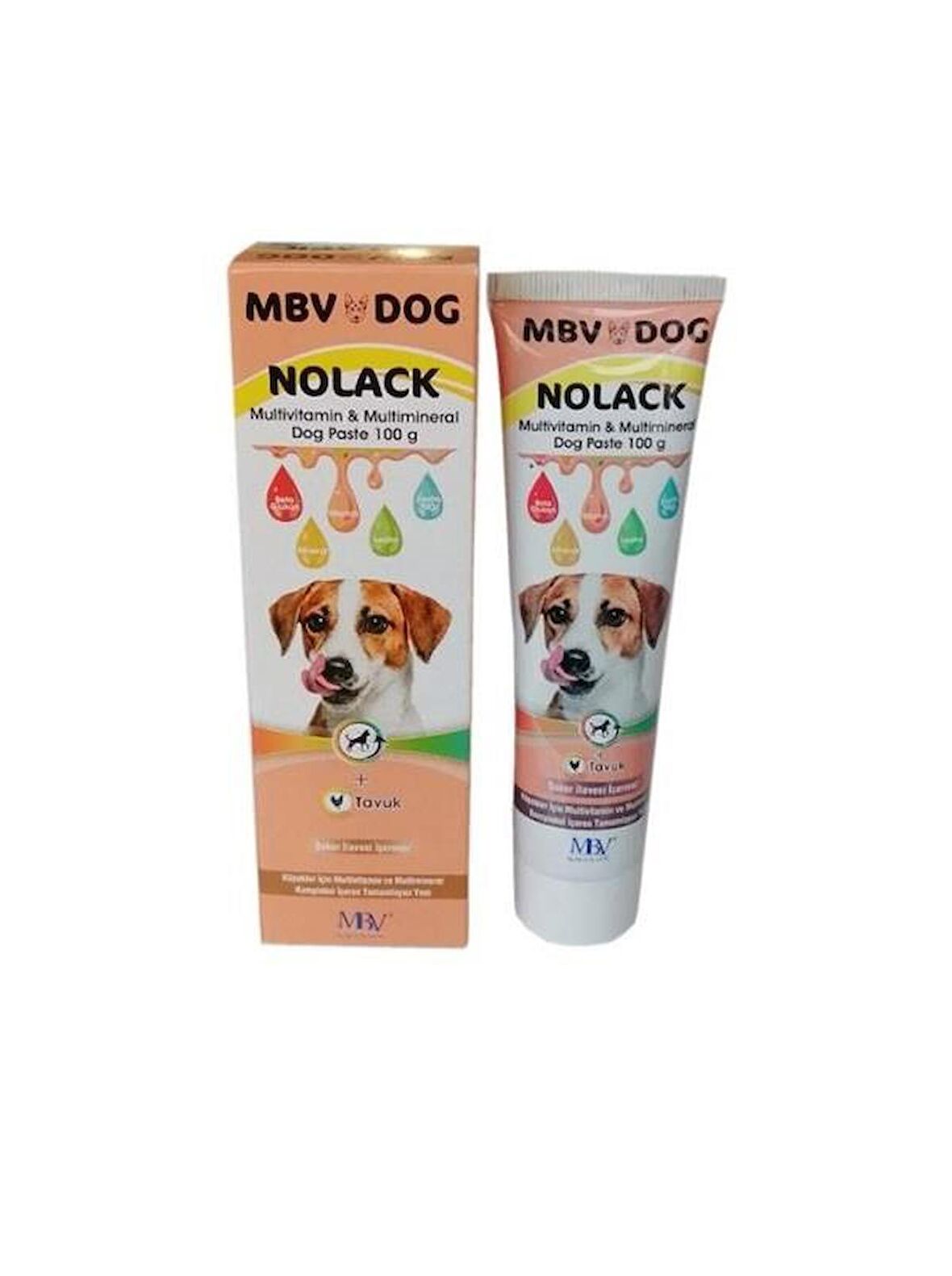 MBV Dog Nolack Multivitamin ve Multimineral Köpek Paste 100 Gr Tavuk Aromalı