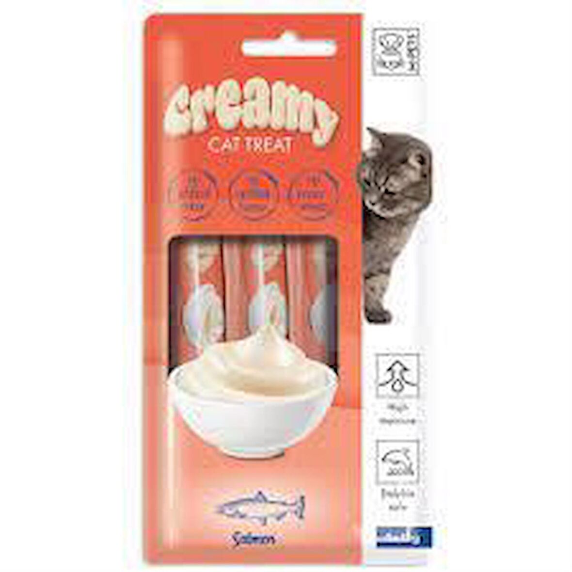 M-PETS Somonlu Sıvı Kedi Ödül Maması 15gr (4'lü)