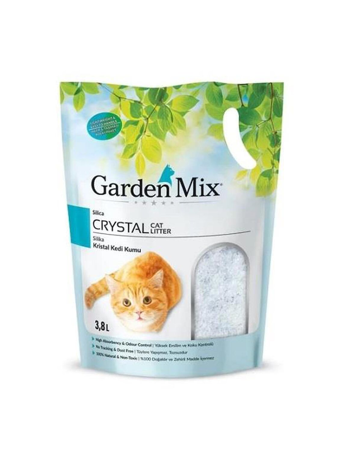 Gardenmix Silica Jel Kedi Kumu Silikon Silika 3.8 Lt. 1.4 kg Kristal