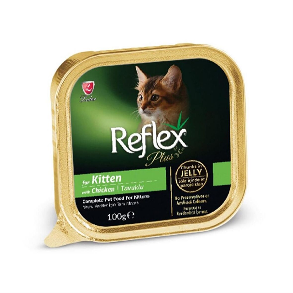 Reflex Plus Jelly Kitten Kümes Hayvanlı 100gr Yavru Yaş Kedi Maması