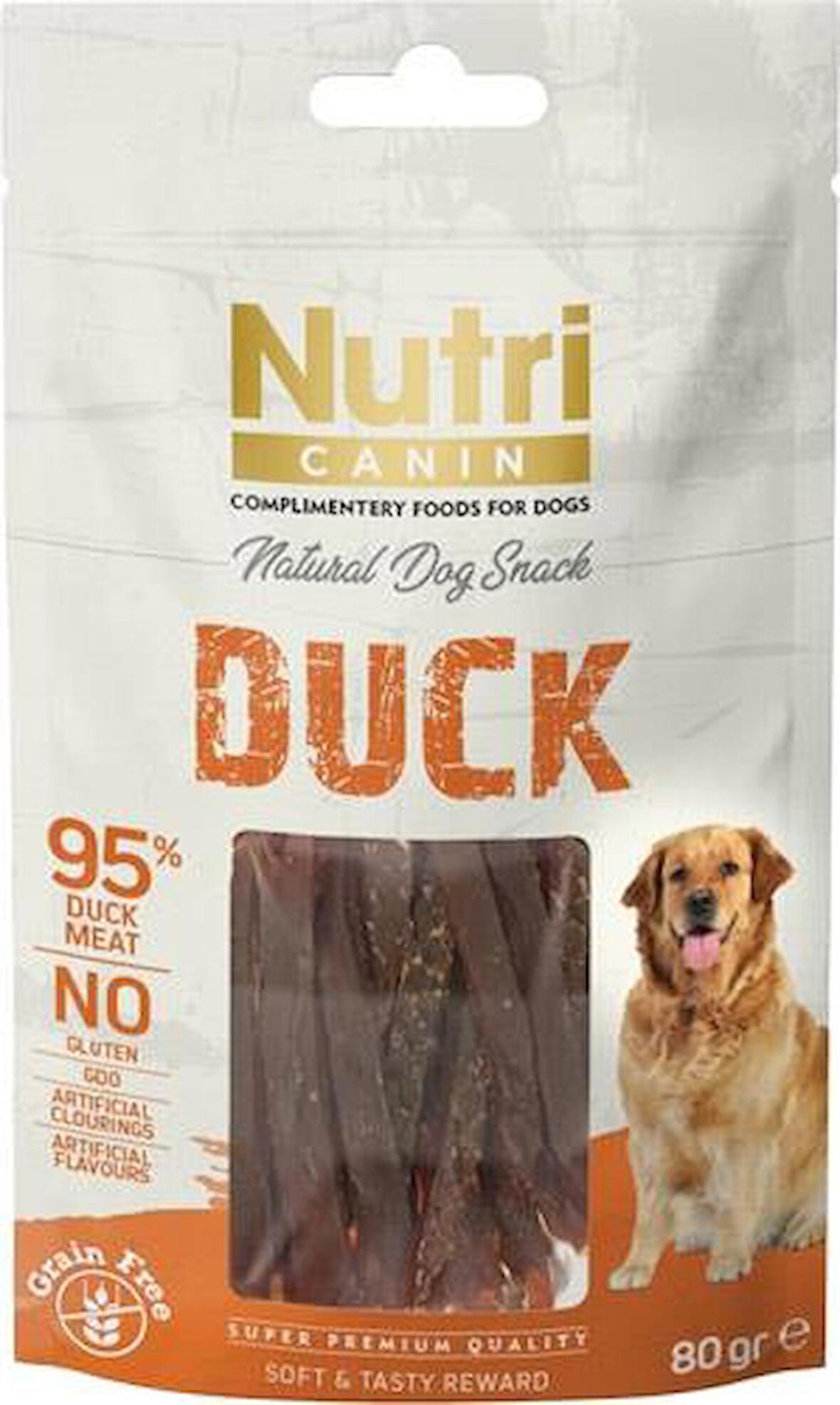 Nutri Canin %95 Ördek Etli Tahılsız Köpek Ödül Maması 80gr