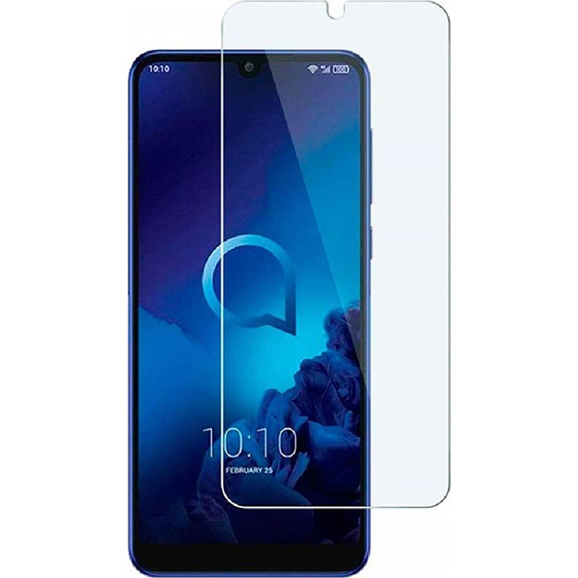 Alcatel 3 2019 Uyumlu Ekran Koruyucu Screen Protector Tempered Glass Kristal Netliğinde %100 HD Görüntü, Yüksek Kalite Temperli Kırılmaz Cam