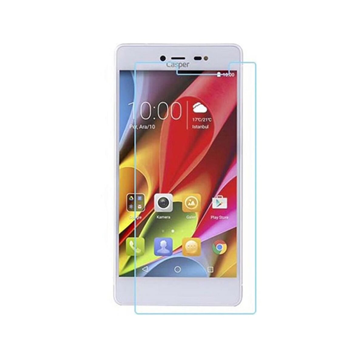 Casper Via M1 Uyumlu Ekran Koruyucu Screen Protector Tempered Glass Kristal Netliğinde %100 HD Görüntü, Yüksek Kalite Temperli Kırılmaz Cam