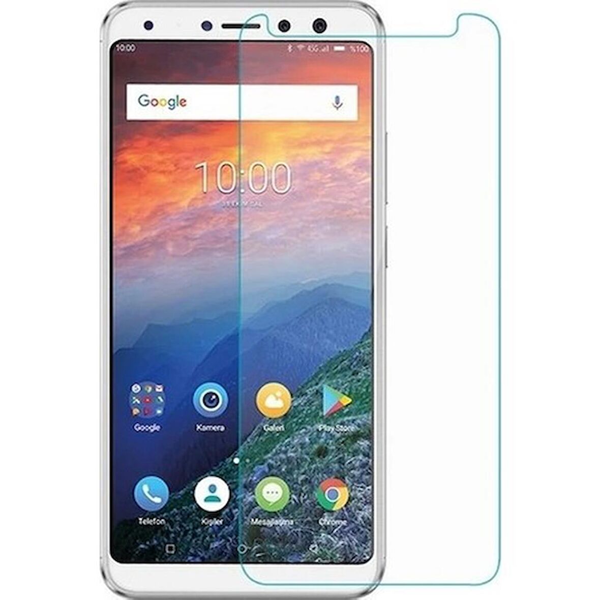 Casper Via A2 Uyumlu Ekran Koruyucu Screen Protector Tempered Glass Kristal Netliğinde %100 HD Görüntü, Yüksek Kalite Temperli Kırılmaz Cam