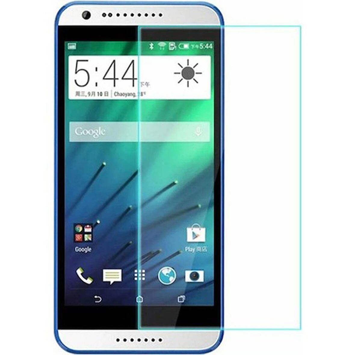 HTC Desire 620 Uyumlu Ekran Koruyucu Screen Protector Tempered Glass Kristal Netliğinde %100 HD Görüntü, Yüksek Kalite Temperli Kırılmaz Cam