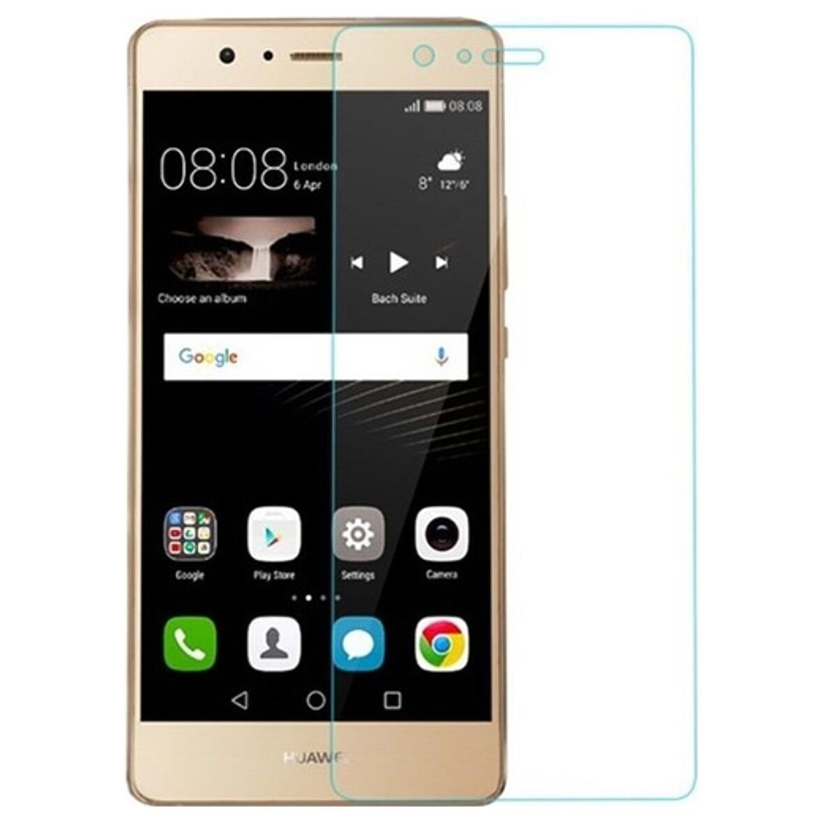 Huawei P9 Lite Uyumlu Ekran Koruyucu Screen Protector Tempered Glass Kristal Netliğinde %100 HD Görüntü, Yüksek Kalite Temperli Kırılmaz Cam