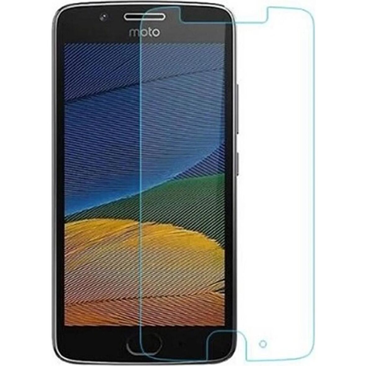 Lenovo Moto G5 Uyumlu Ekran Koruyucu Screen Protector Tempered Glass Kristal Netliğinde %100 HD Görüntü, Yüksek Kalite Temperli Kırılmaz Cam
