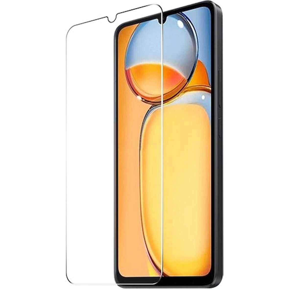 Xiaomi Redmi 13C Uyumlu Ekran Koruyucu Screen Protector Tempered Glass Kristal Netliğinde %100 HD Görüntü, Yüksek Kalite Temperli Kırılmaz Cam