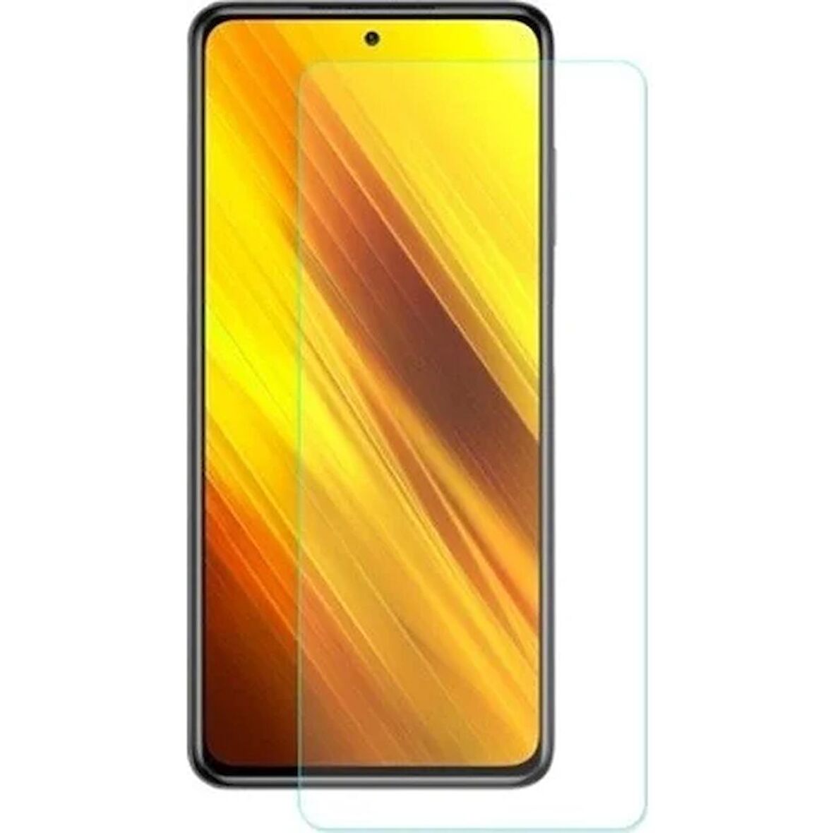 Xiaomi Poco X3 Uyumlu Ekran Koruyucu Screen Protector Tempered Glass Kristal Netliğinde %100 HD Görüntü, Yüksek Kalite Temperli Kırılmaz Cam