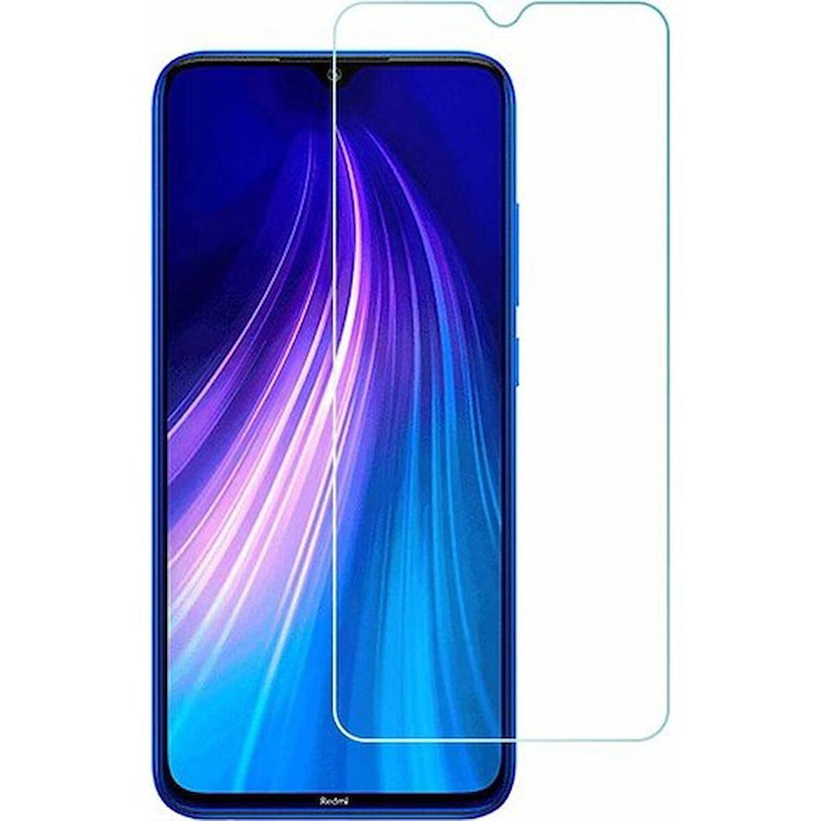Xiaomi Redmi Note 8 Uyumlu Ekran Koruyucu Screen Protector Tempered Glass Kristal Netliğinde %100 HD Görüntü, Yüksek Kalite Temperli Kırılmaz Cam