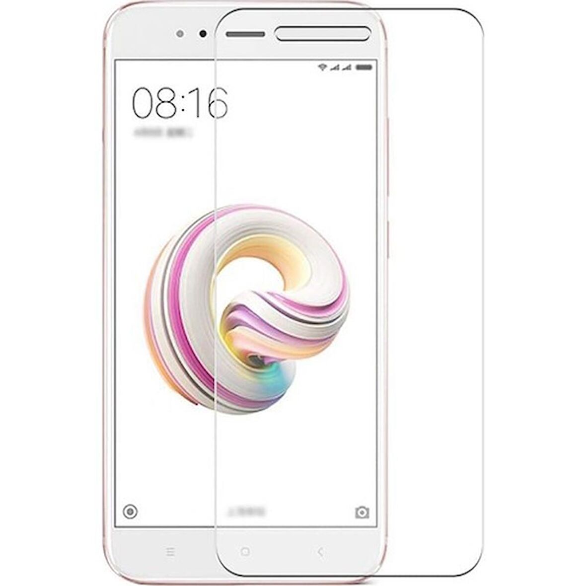 Xiaomi Mi 5X Uyumlu Ekran Koruyucu Screen Protector Tempered Glass Kristal Netliğinde %100 HD Görüntü, Yüksek Kalite Temperli Kırılmaz Cam