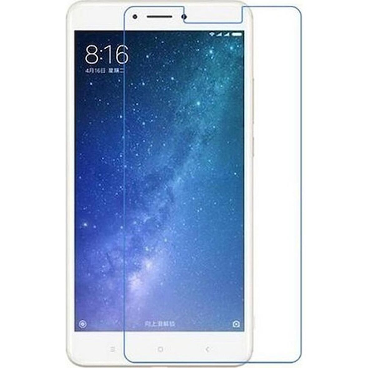 Xiaomi Mi Max 2 Uyumlu Ekran Koruyucu Screen Protector Tempered Glass Kristal Netliğinde %100 HD Görüntü, Yüksek Kalite Temperli Kırılmaz Cam