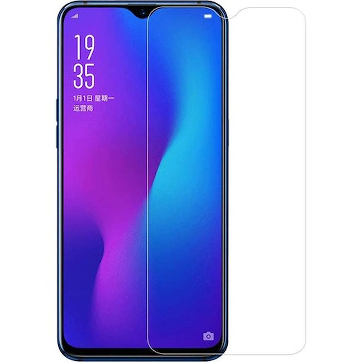 Realme C3 Uyumlu Ekran Koruyucu Screen Protector Tempered Glass Kristal Netliğinde %100 HD Görüntü, Yüksek Kalite Temperli Kırılmaz Cam