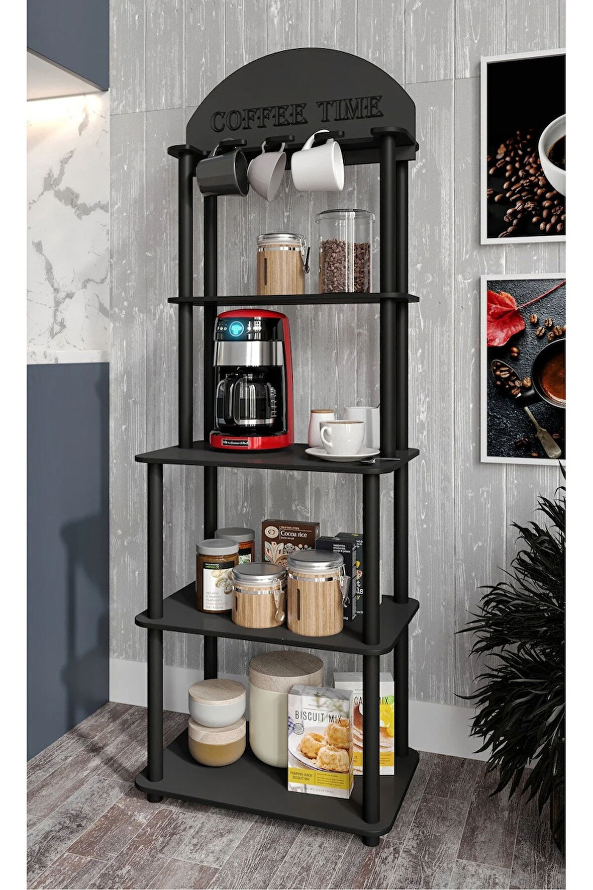 Dekoratif Lungo Özel Kahve Köşesi SİYAH