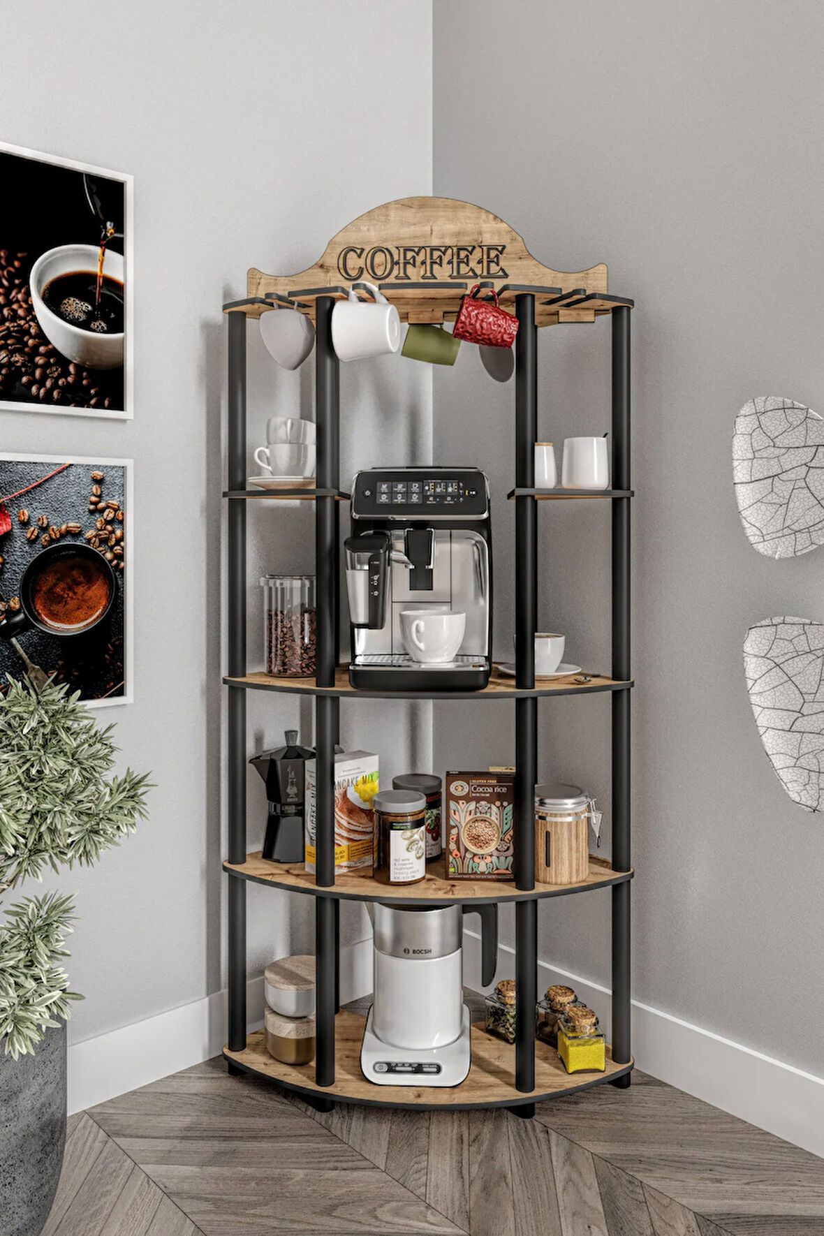 DOPPİO KAHVE KÖŞESİ MEŞE