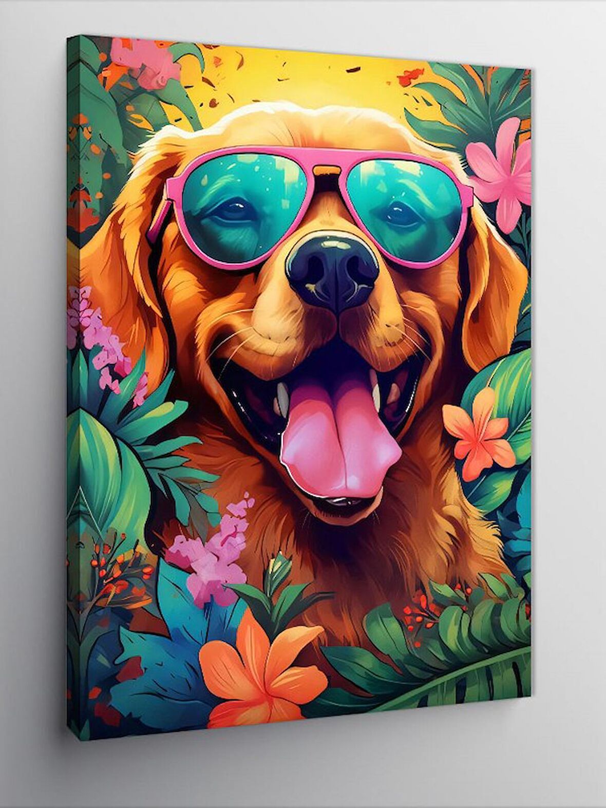 Kanvas Tablo Sevimli Köpek
