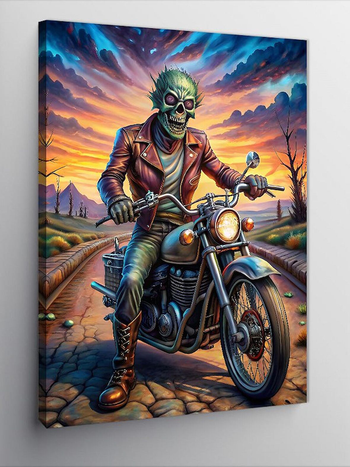 Kanvas Tablo Walking Dead Motorcu