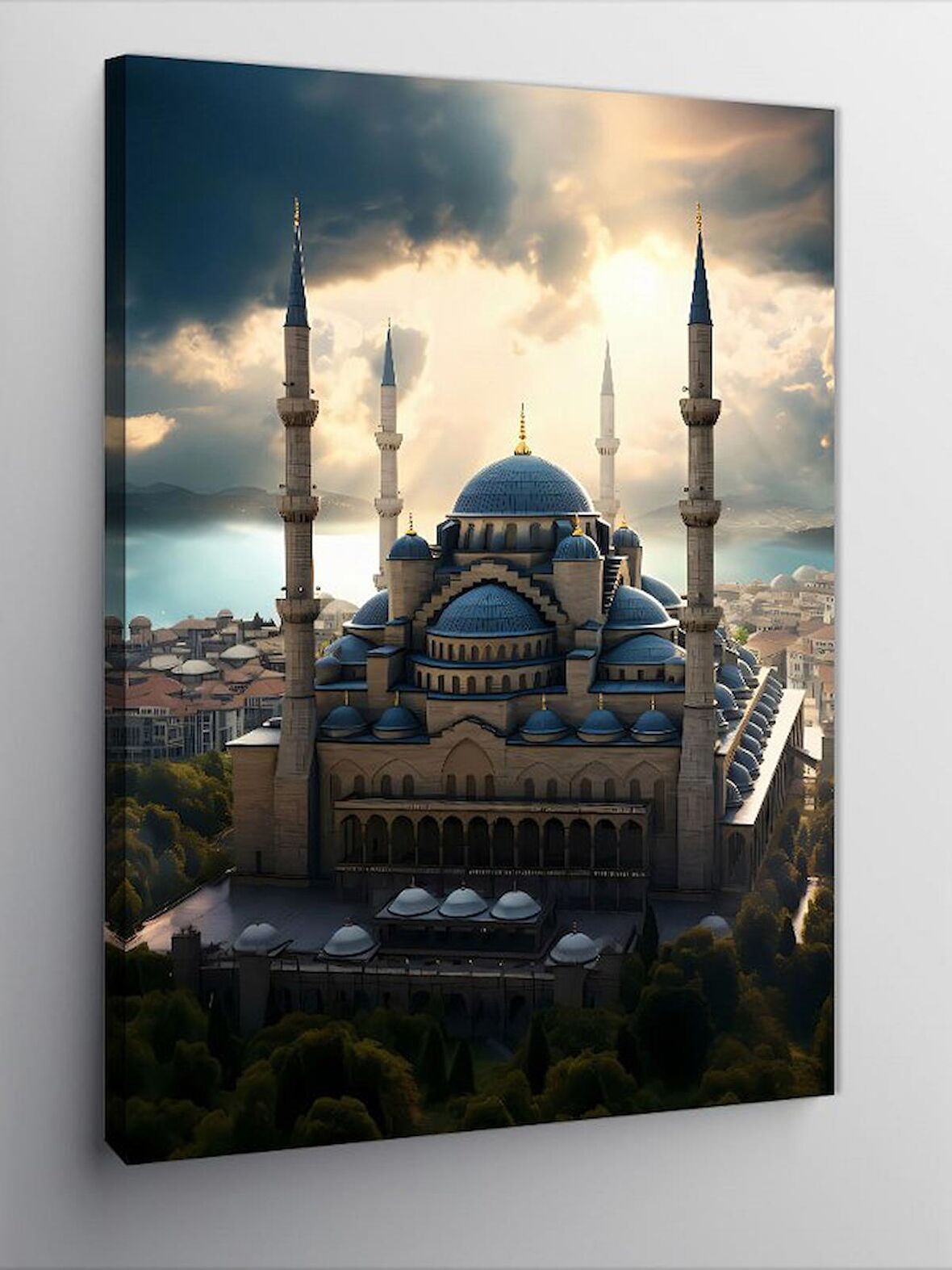 Kanvas Tablo Cami Manzarası