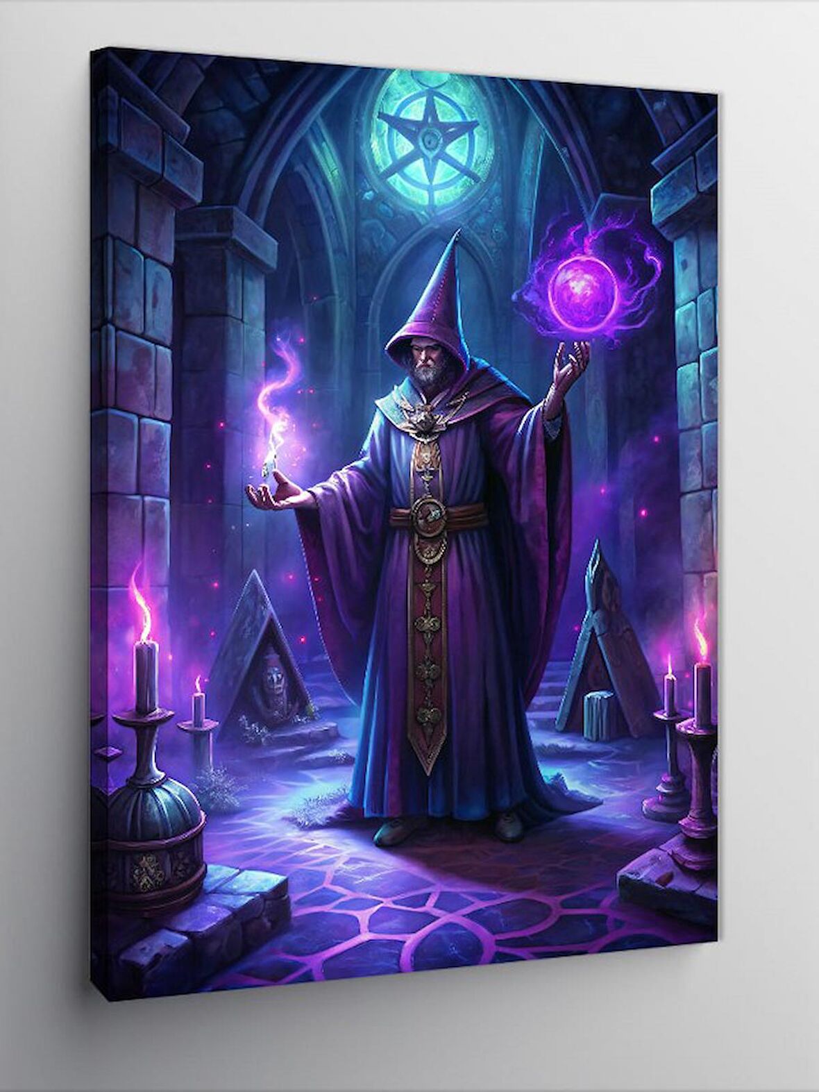 Kanvas Tablo Karanlık Tarafın Büyücüsü