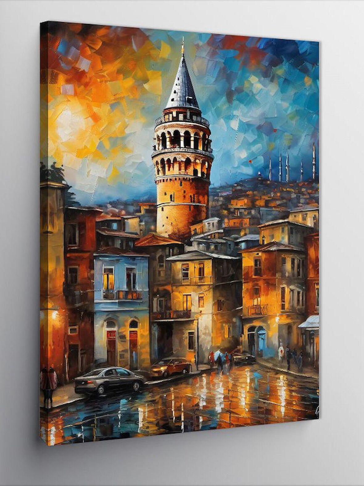 Kanvas Tablo Galata Kulesi Manzarası