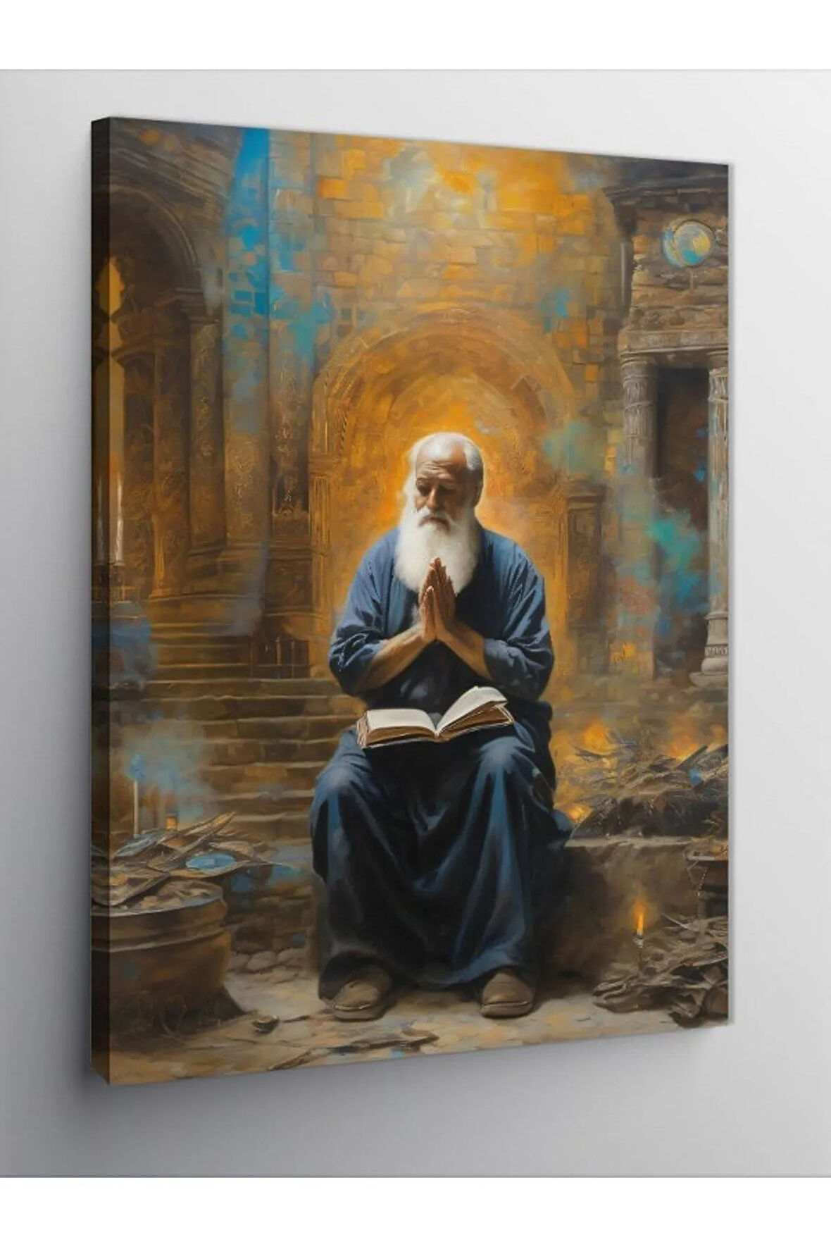Kanvas Tablo Dua Eden Yaşlı Adam