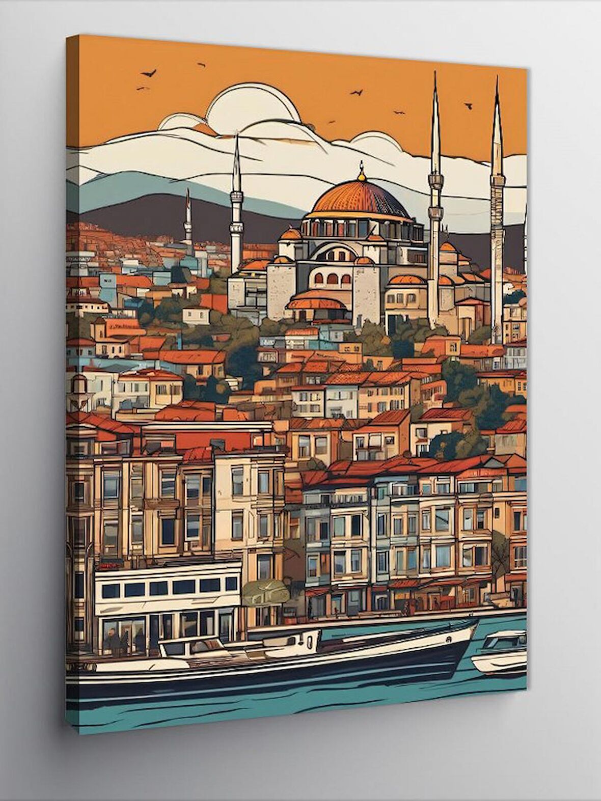 Kanvas Tablo İstanbul Temalı
