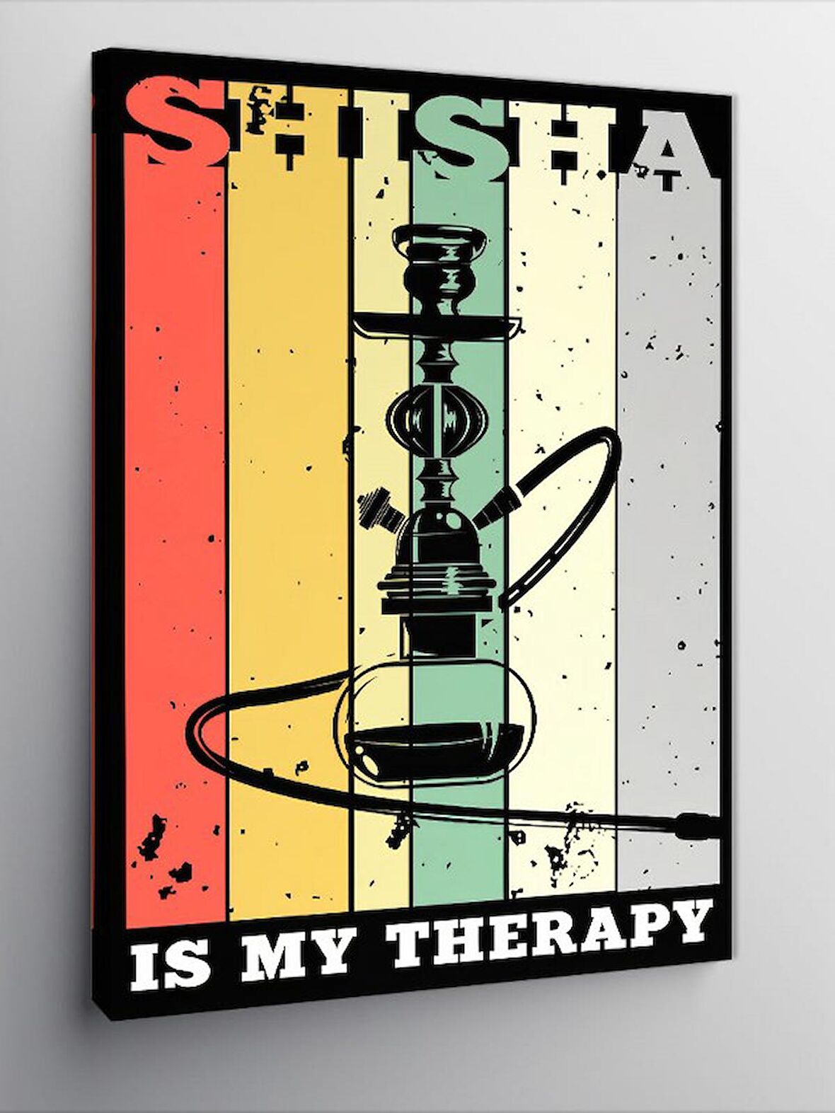 Kanvas Tablo Nargile Temalı