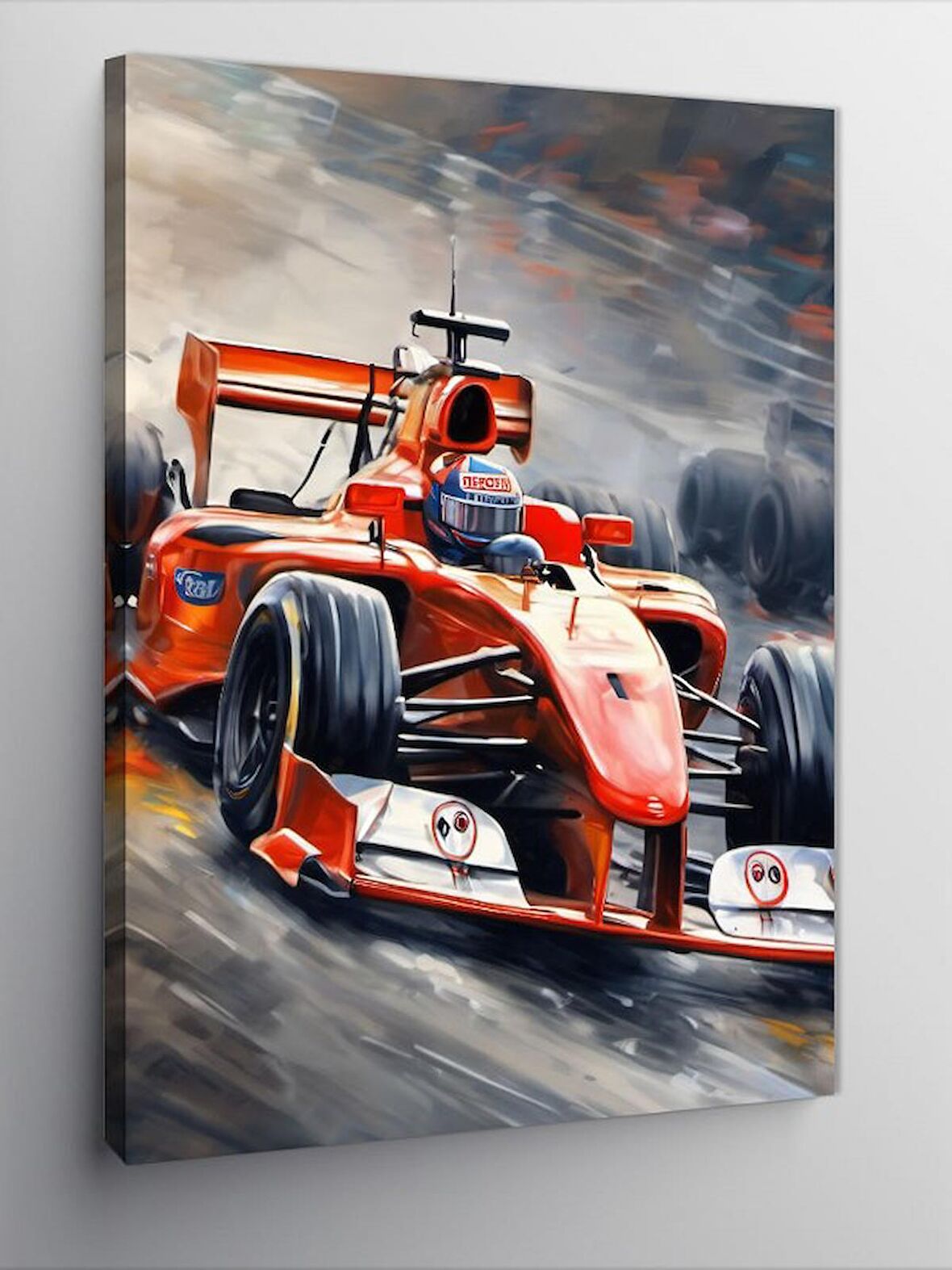 Kanvas Tablo Formula 1 Aracı