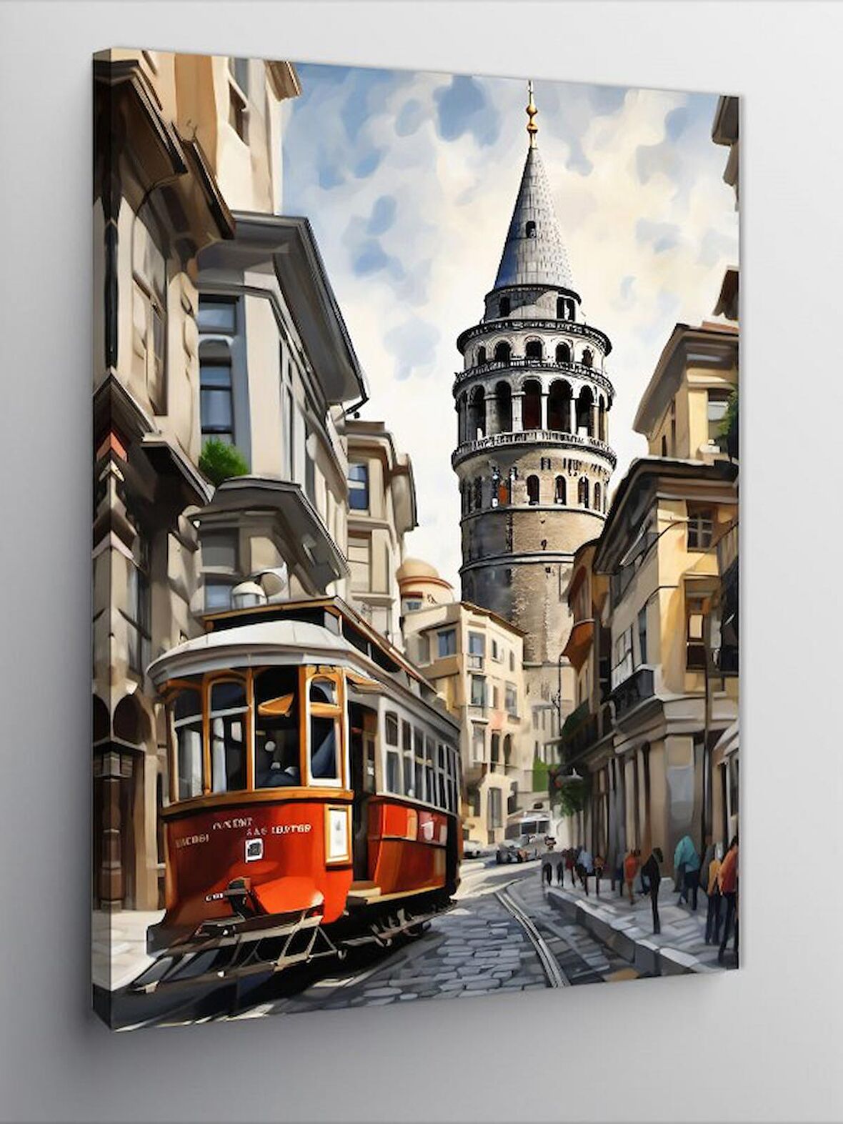 Kanvas Tablo İstanbul Galata Kulesi