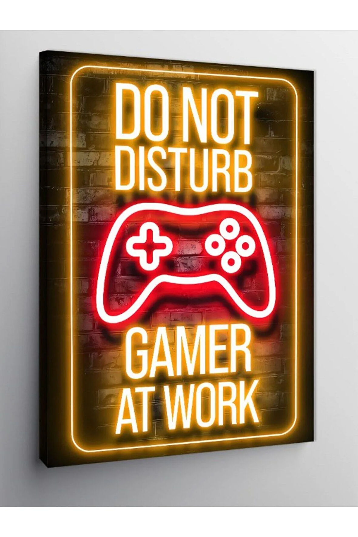 Kanvas Tablo Rahatsız Etmeyin Gamer Var