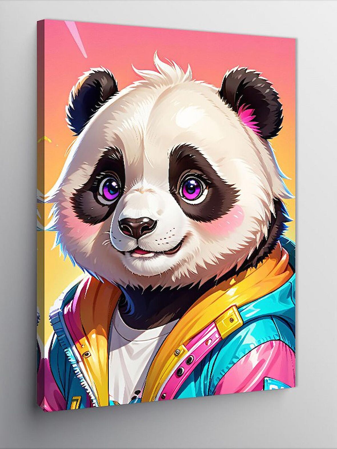 Kanvas Tablo Sevimli Panda
