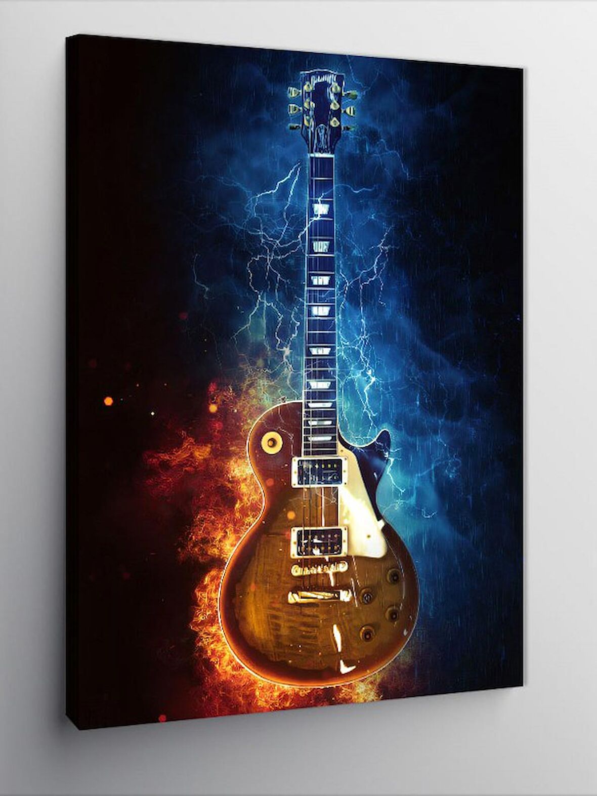 Kanvas Tablo Gibson Gitar