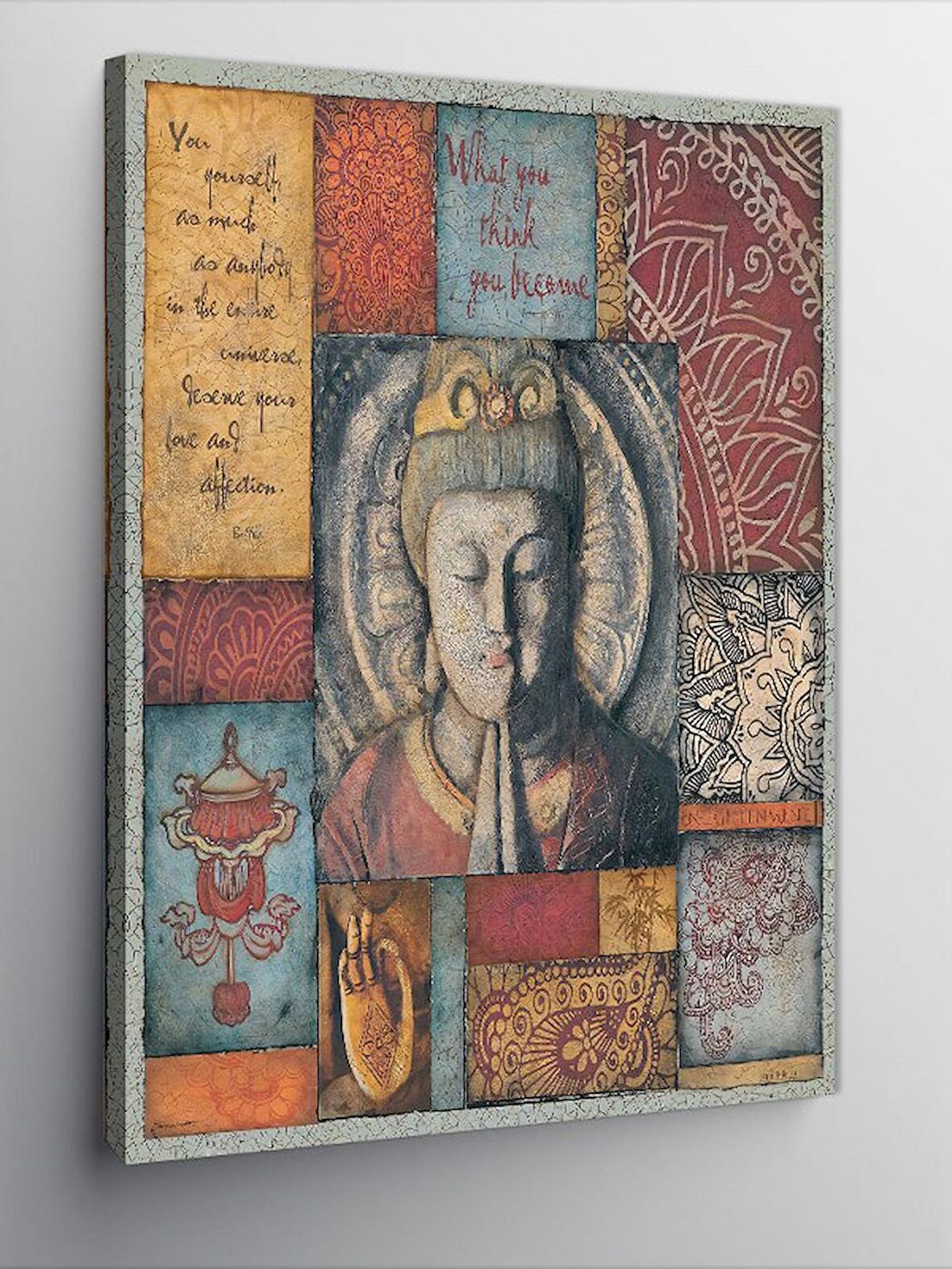 Kanvas Tablo Buda Heykeli