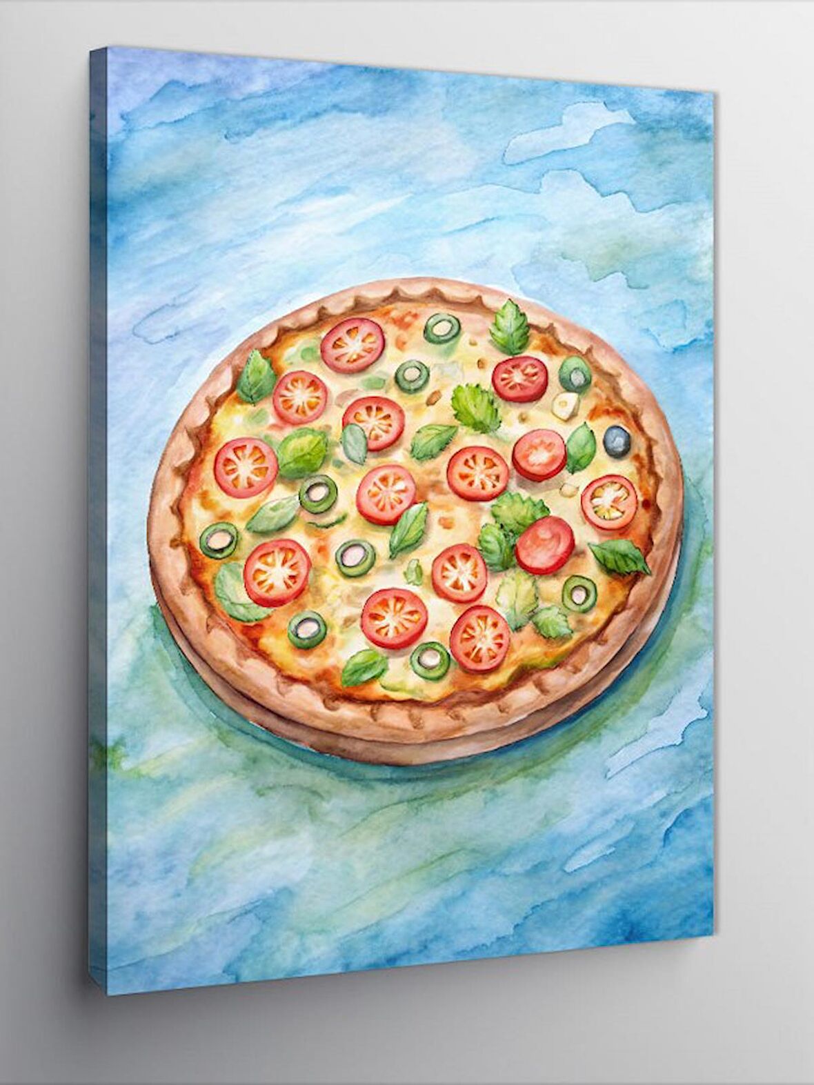 Kanvas Tablo Pizza Temalı